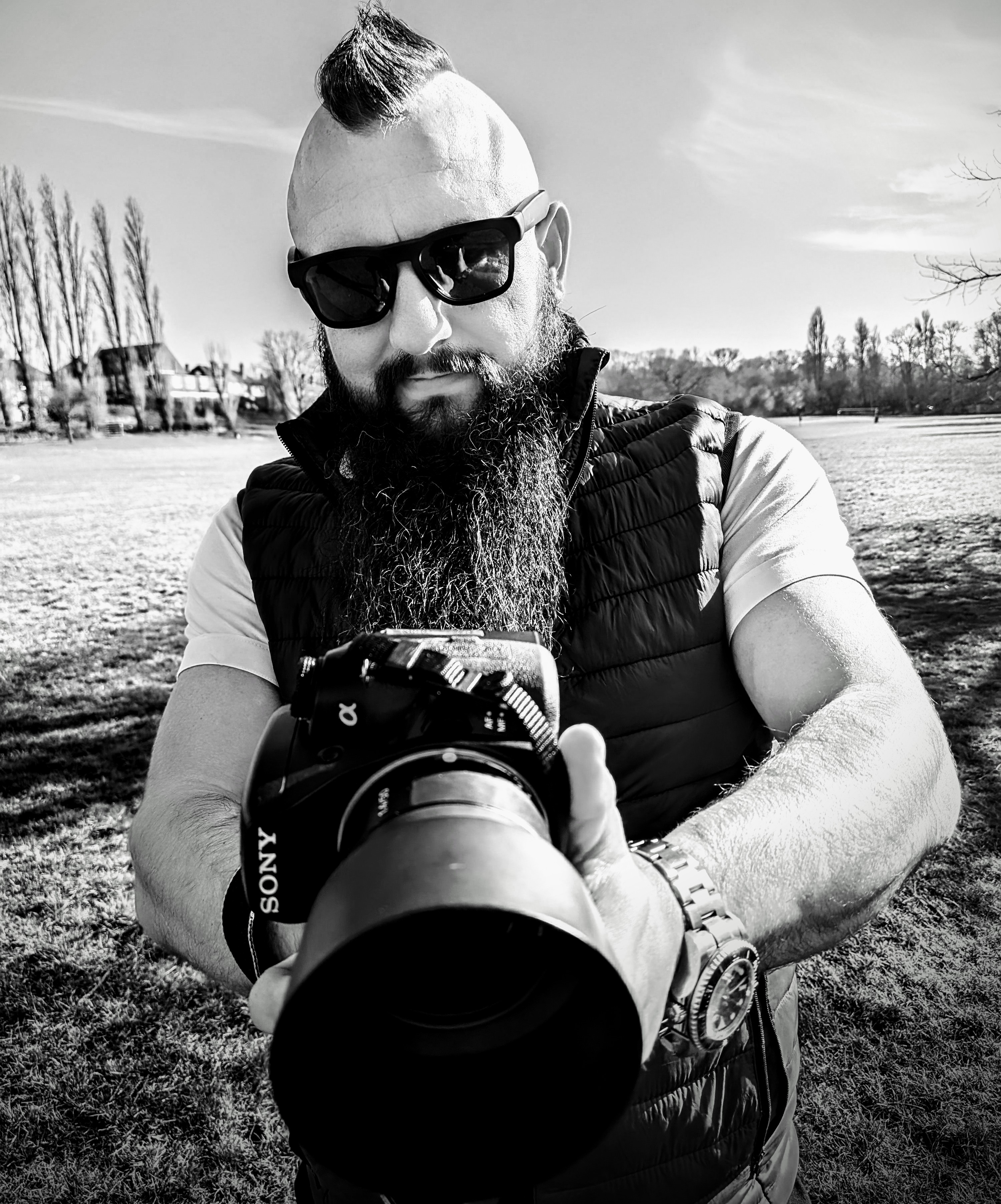 Portrait of the photographer, Marcin Berent